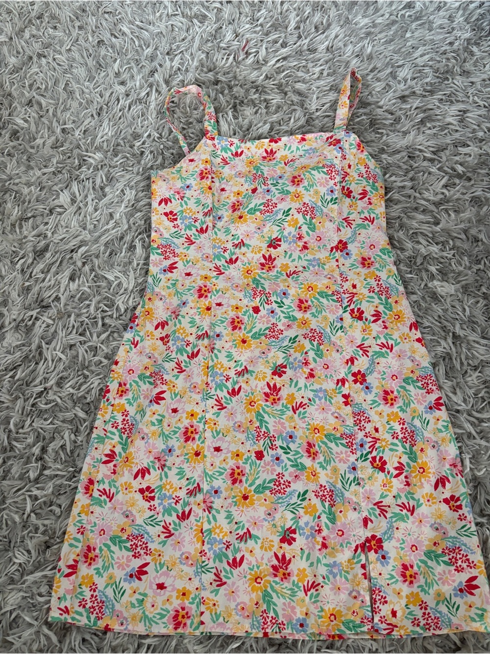 Sadie & Sage Floral Spaghetti Strap Mini Dress Women Size Small